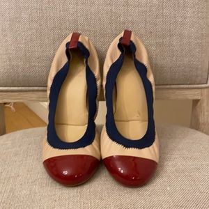 Jcrew ballet flats, size 9